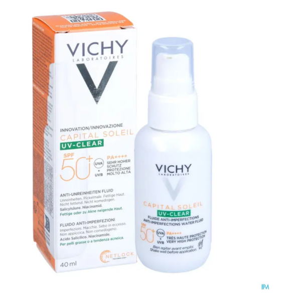 VICHY Capital Soleil UV-Clear Anti-Unreinheiten Sonnenfluid LSF 50+